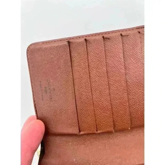 Louis Vuitton Women's Monogram Canvas Wallet Brown Credit Card Holder - Picture 10 of 16